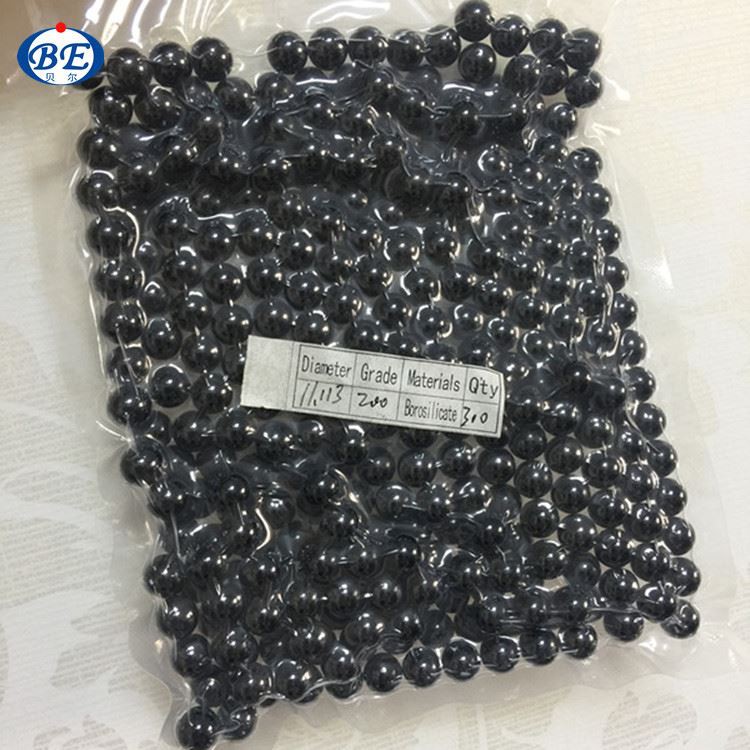 Package of the black glass balls